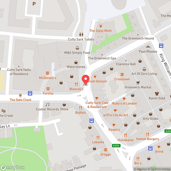 Map of Costa Coffee