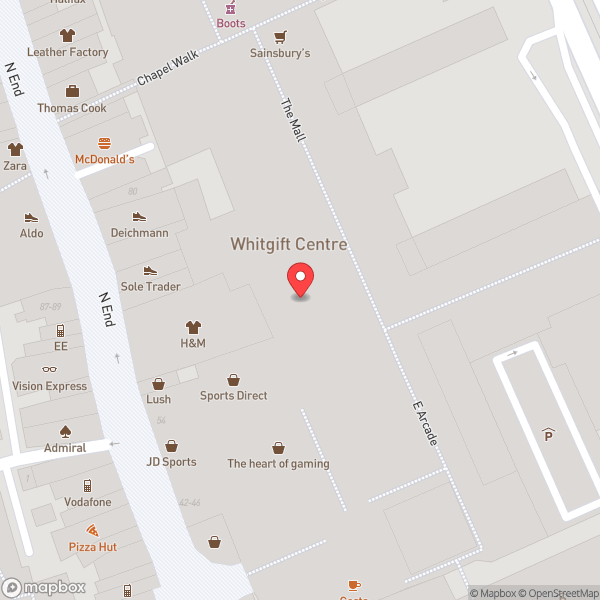 Map of Whitgift Centre