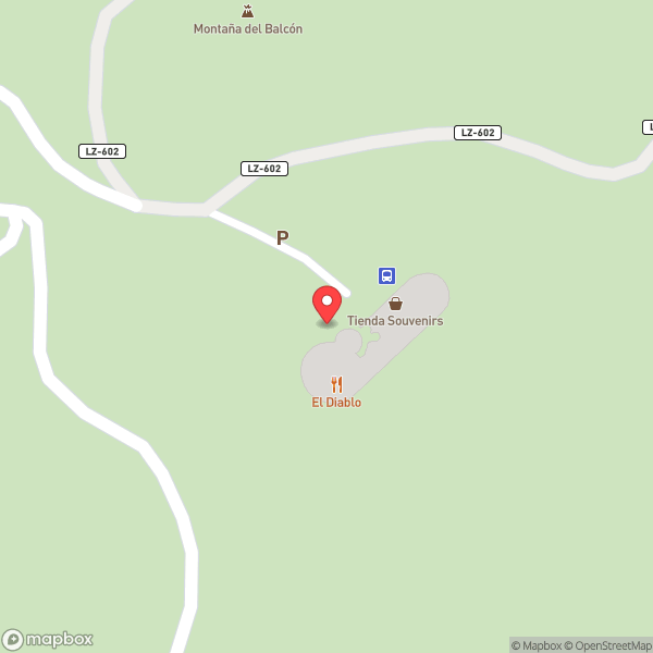 Map of Timanfaya National Park (Parque Nacional de Timanfaya)