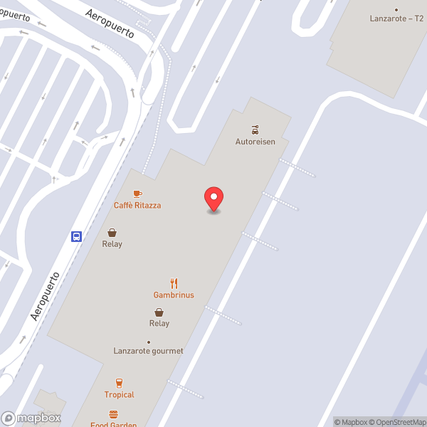 Map of Lanzarote Airport (ACE) (Aeropuerto de Lanzarote)