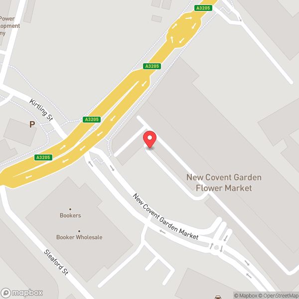 Map of New Covent Garden Market