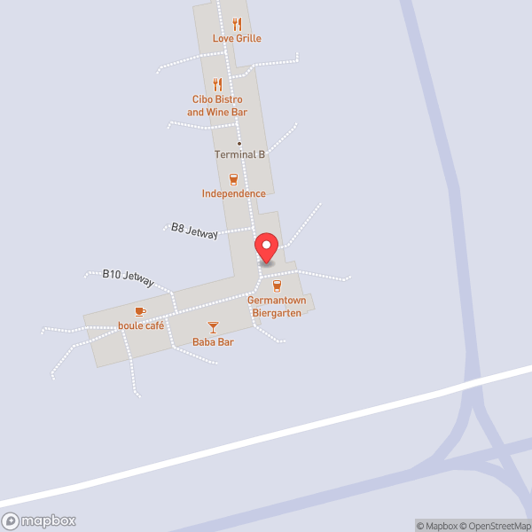 Map of Gate B9