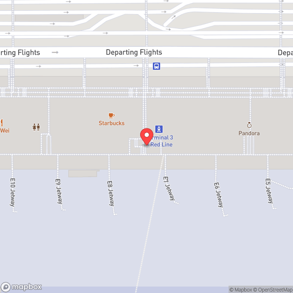 Map of Red Line Tram