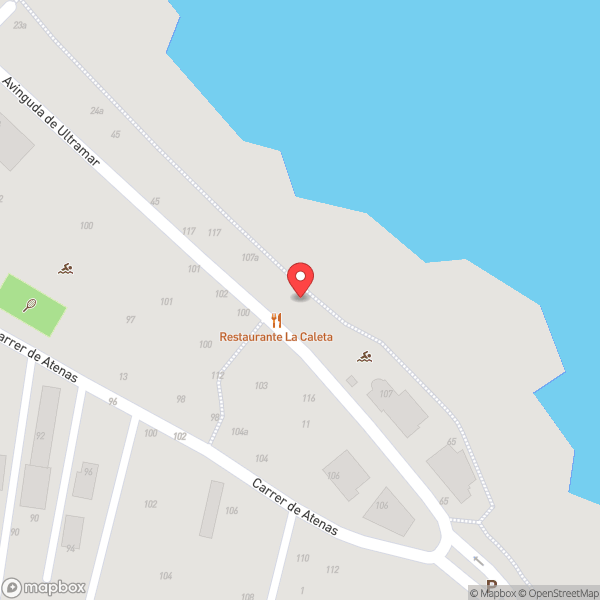 Map of La Caleta