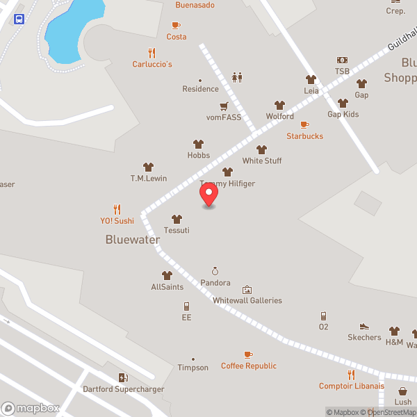 Map of Apple Bluewater