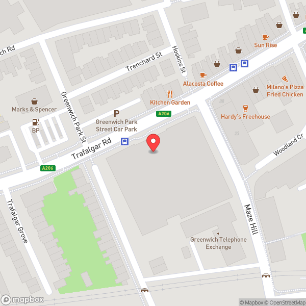 Map of Better Arches Leisure Centre