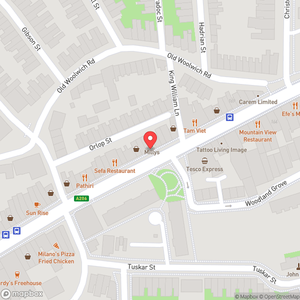 Map of Fays Deli Bistro