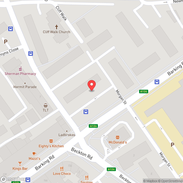 Map of Canning Town