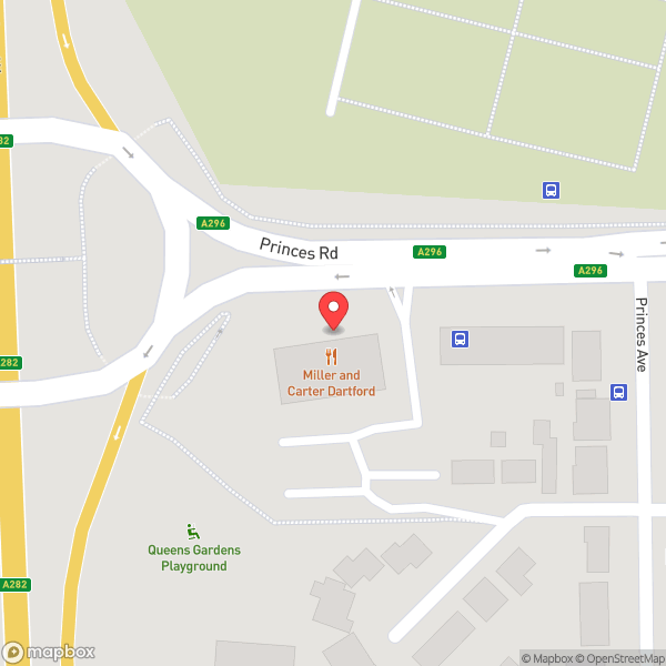 Map of The Dartford Bridge (Harvester)