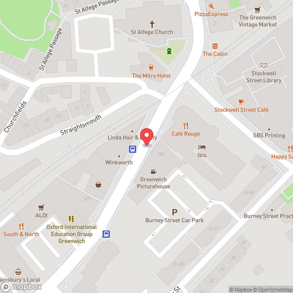 Map of Galley Café Bar