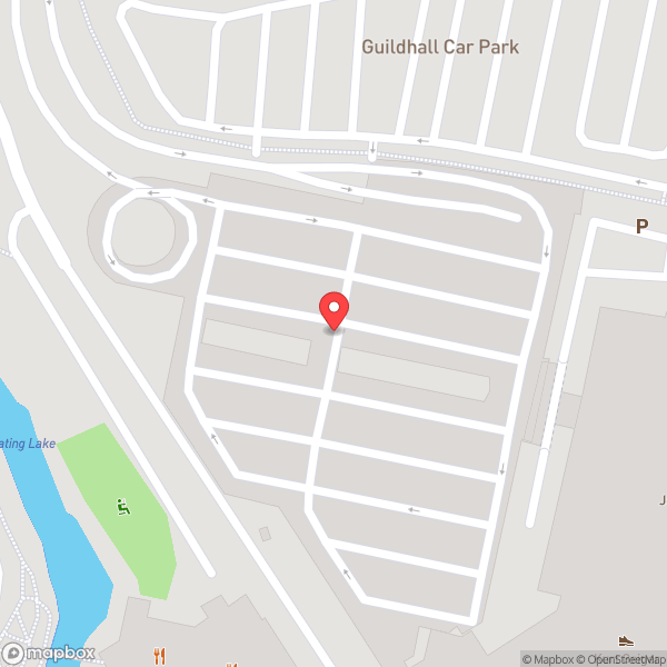 Map of Guildhall Car Park (Red)