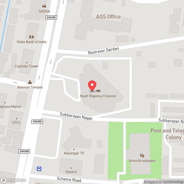 Map of Hyatt