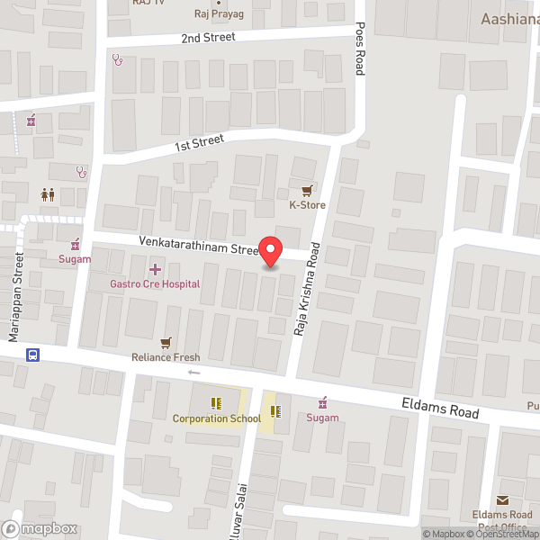 Map of Teynampet