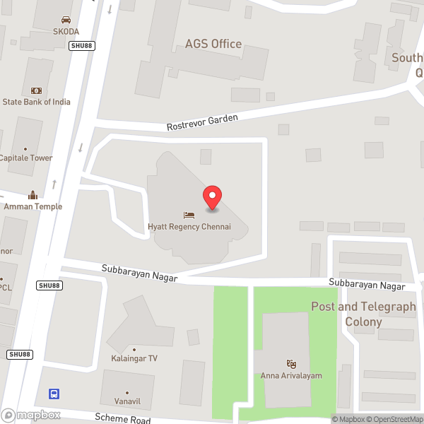 Map of TGI Fridays