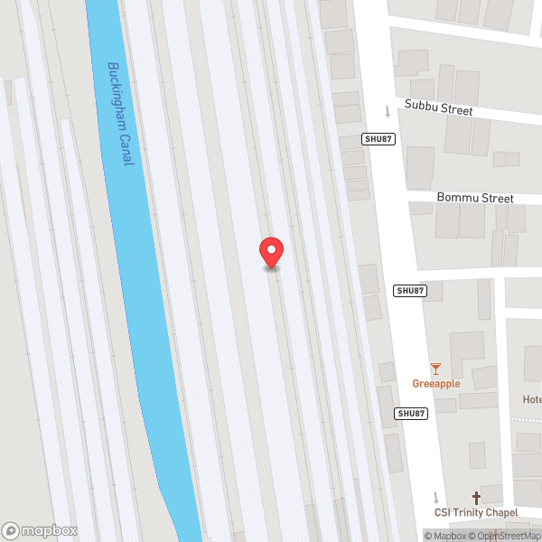 Map of Chennai Central Platform No.2A