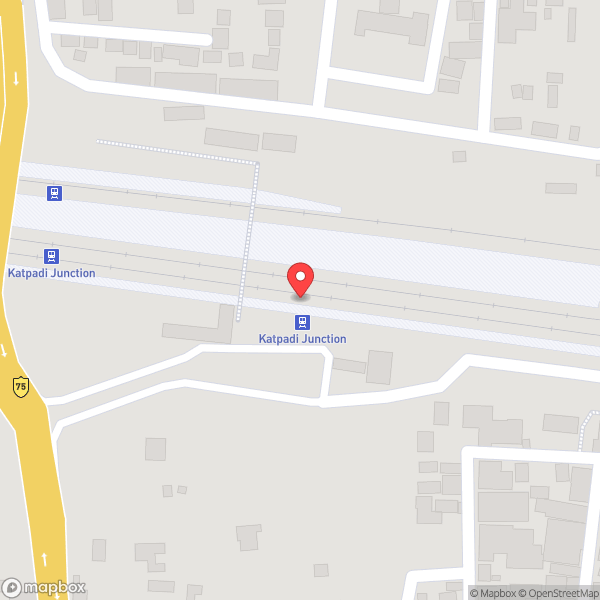 Map of Katpadi Junction