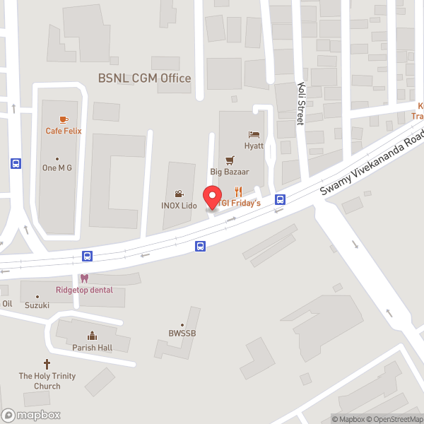 Map of Barbeque Nation