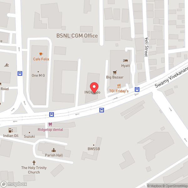 Map of Inox Lido Mall