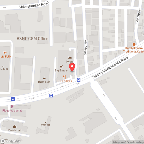 Map of Lido Restaurant