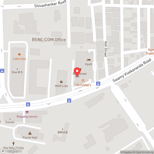 Map of Hyatt Gym