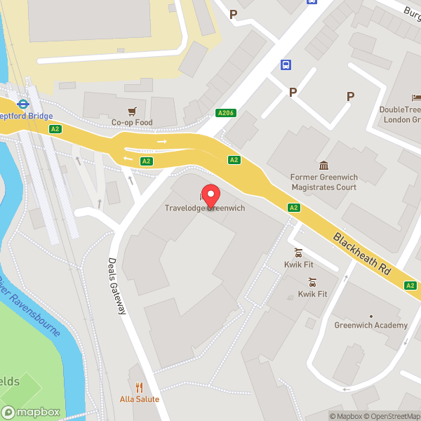Map of Travelodge