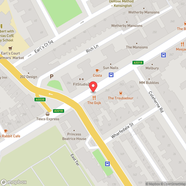 Map of Sabai Leela Health Spa