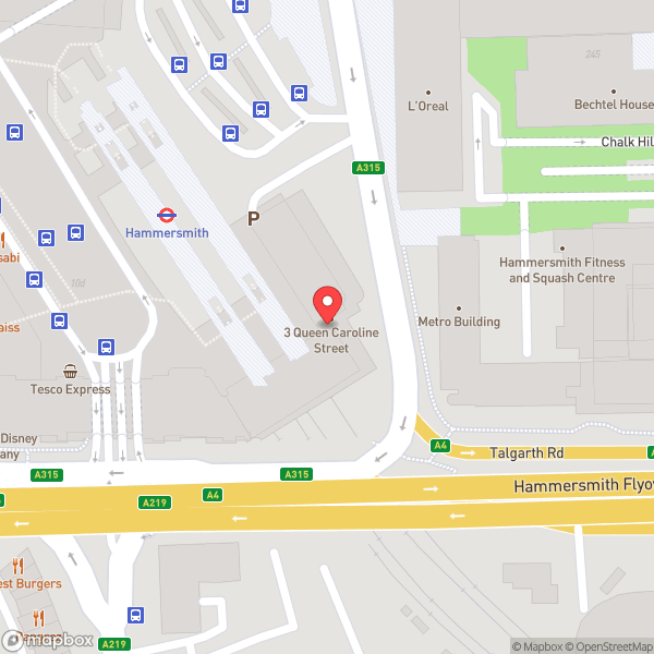 Map of The Walt Disney Co. Ltd