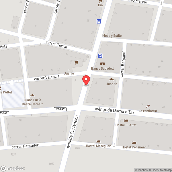 Map of El Altet