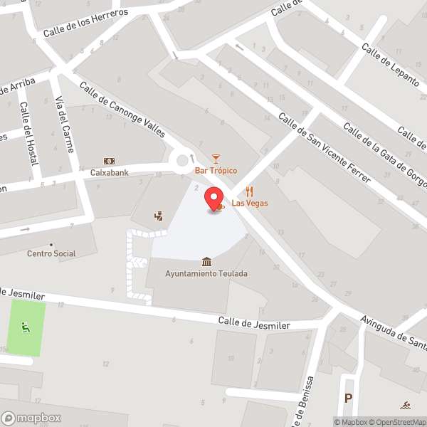 Map of Ayuntamiento De Teulada