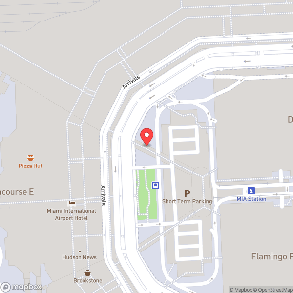 Map of Miami International Airport (MIA)