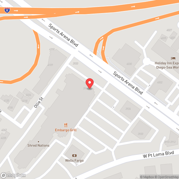 Map of Wahoo's Fish Taco