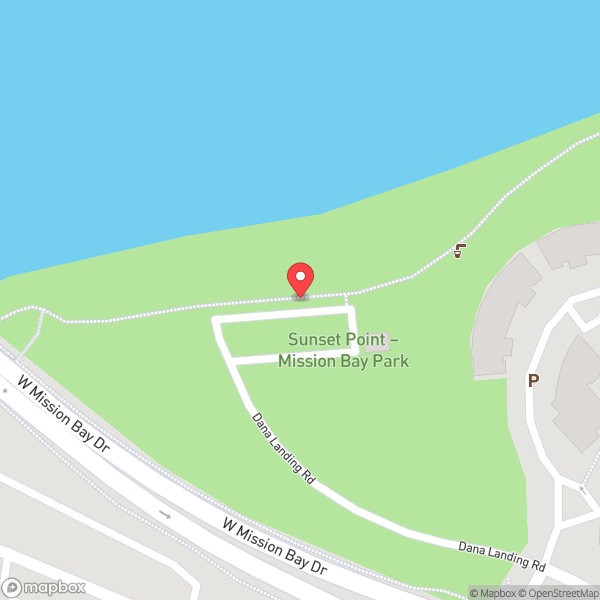 Map of Mission Bay - Sunset Point