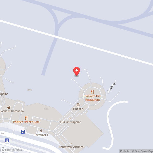 Map of American Airlines Flight 2883 SAN to LAX