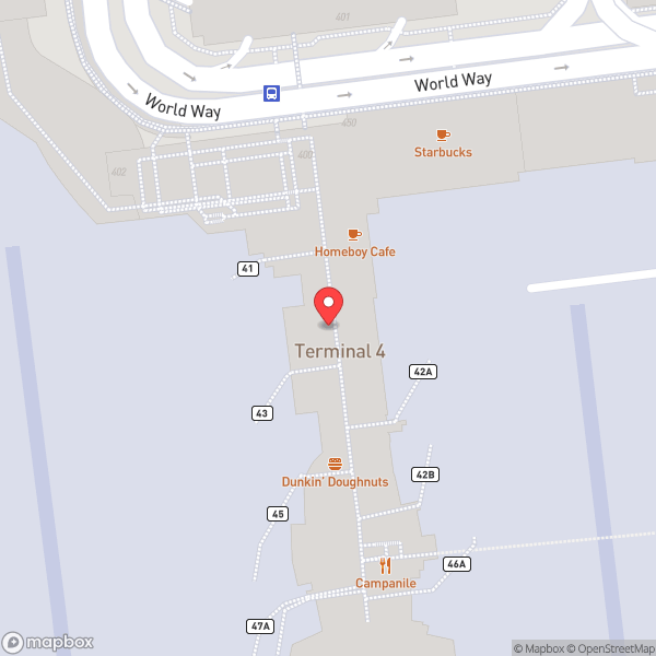 Map of Terminal 4