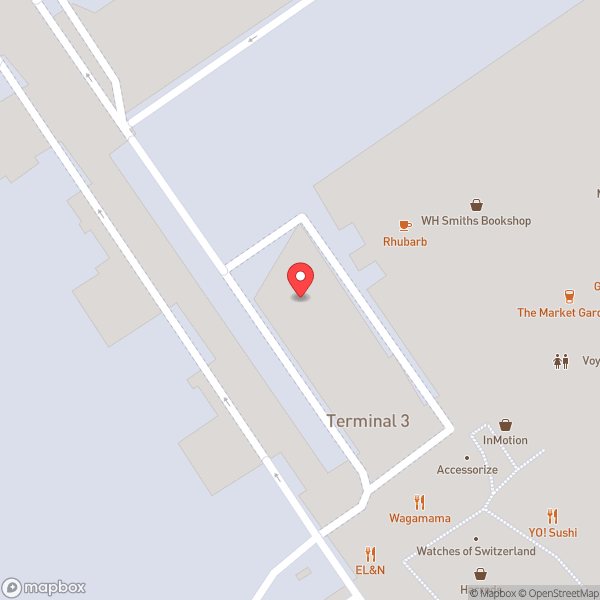 Map of Flight Connections - T3
