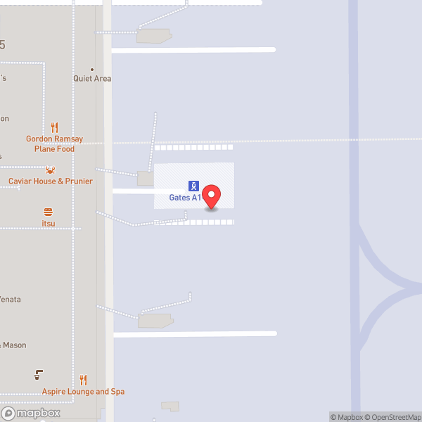 Map of Gate A15
