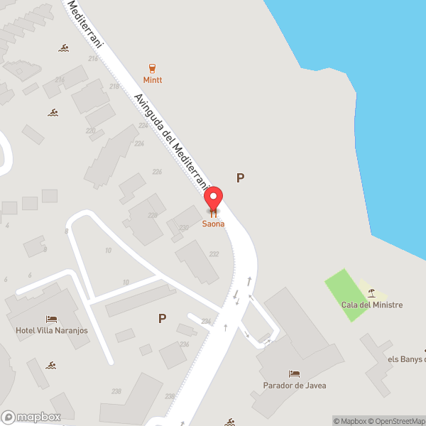 Map of Saona Restaurante