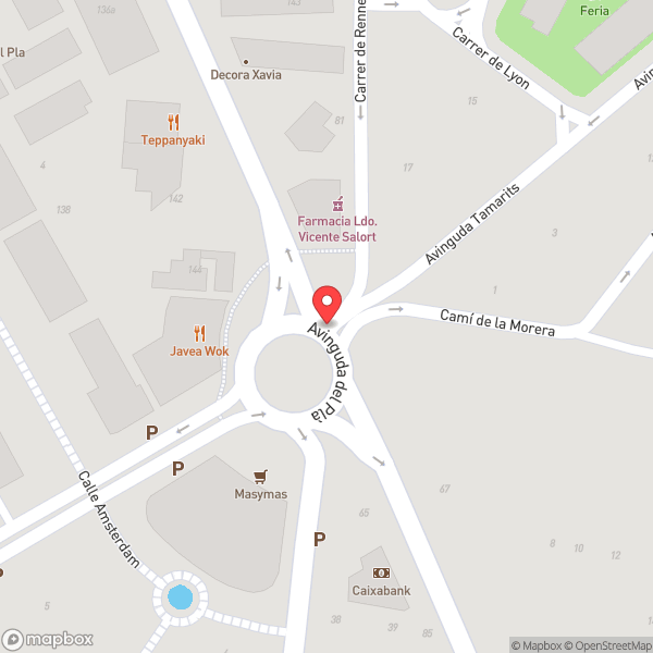 Map of FARMACIA VICENTE SALORT