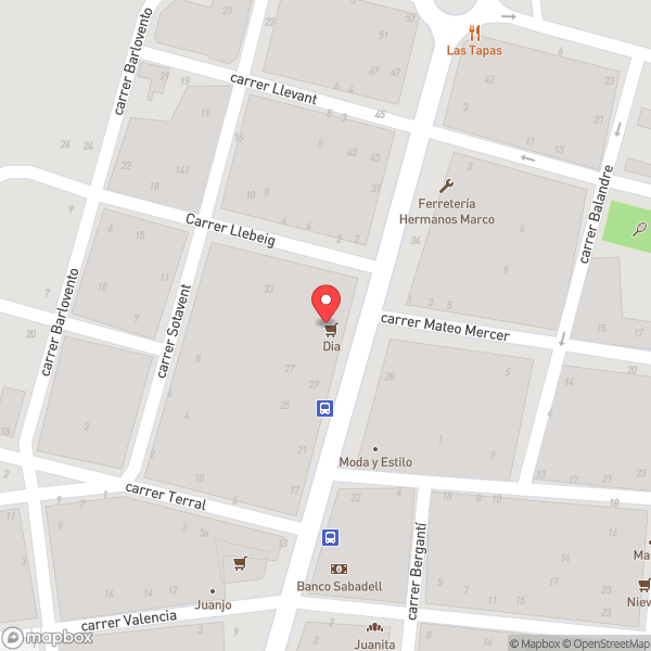 Map of IB 0353 Alicante - Madrid