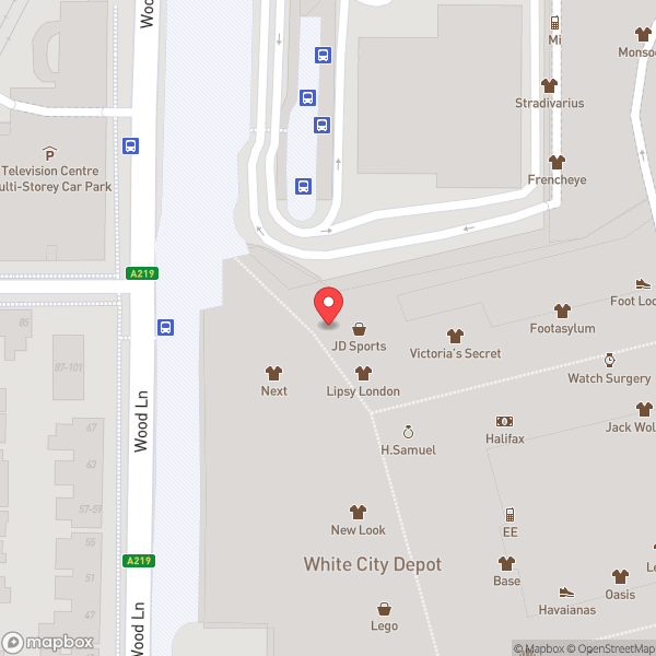 Map of Costa Coffee