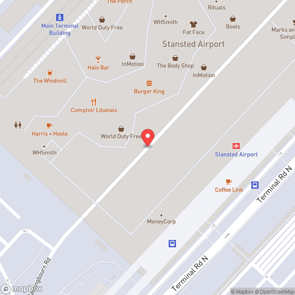Map of Ryanair Check-in