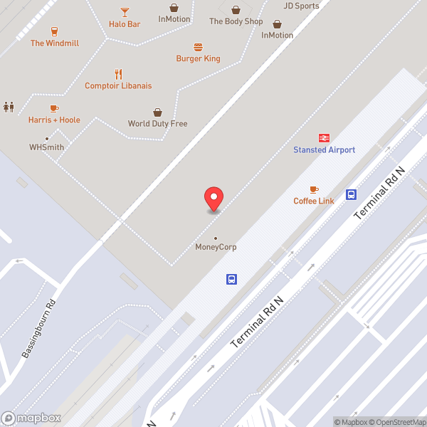 Map of Security Central Search Area