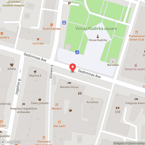 Map of Novotel Cafeteria
