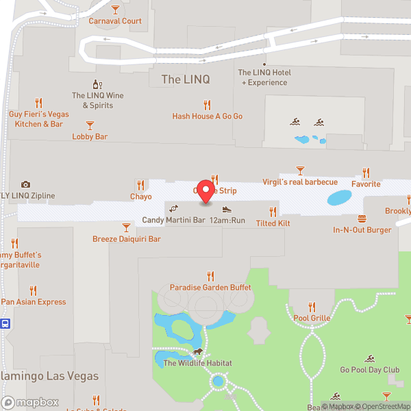 Map of Off The Strip at The LINQ