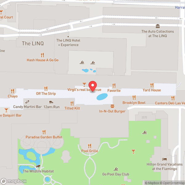 Map of The LINQ Promenade