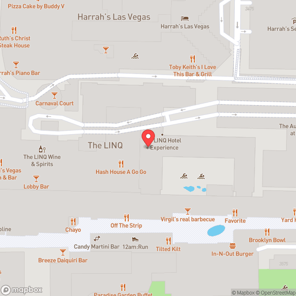 Map of Spa at The LINQ