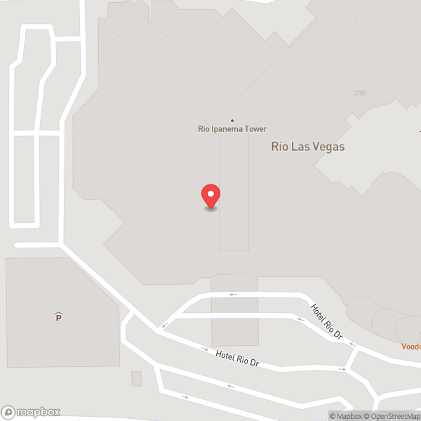 Map of Rio Hotel & Casino