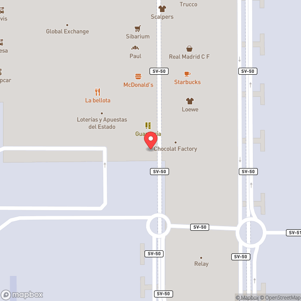 Map of Sala VIP La Revoltosa