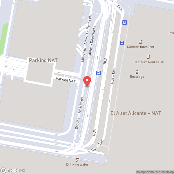 Map of Passenger Terminal (Terminal de Pasajeros)