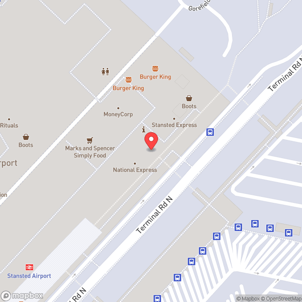 Map of Costa Coffee